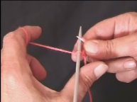 knitting left handed knitting left handed