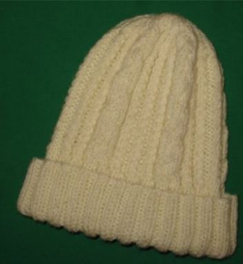 Cable hat pattern
