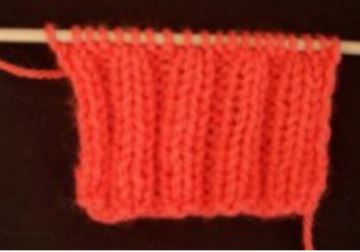 K2 P2 rib stitch library