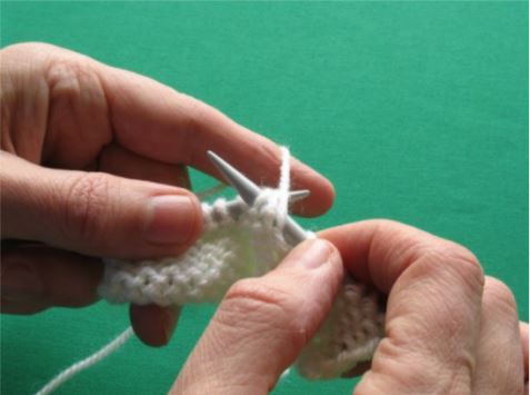 Position of needles and yarn for p2tog (Purl 2 together) when decreasing